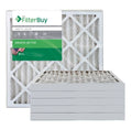 Silver MERV 8 22x22x2 Pleated AC Furnace Air Filter, Pack of 6 L623991