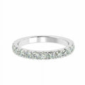18 K White Gold Half Eternity Diamond Ring J8765