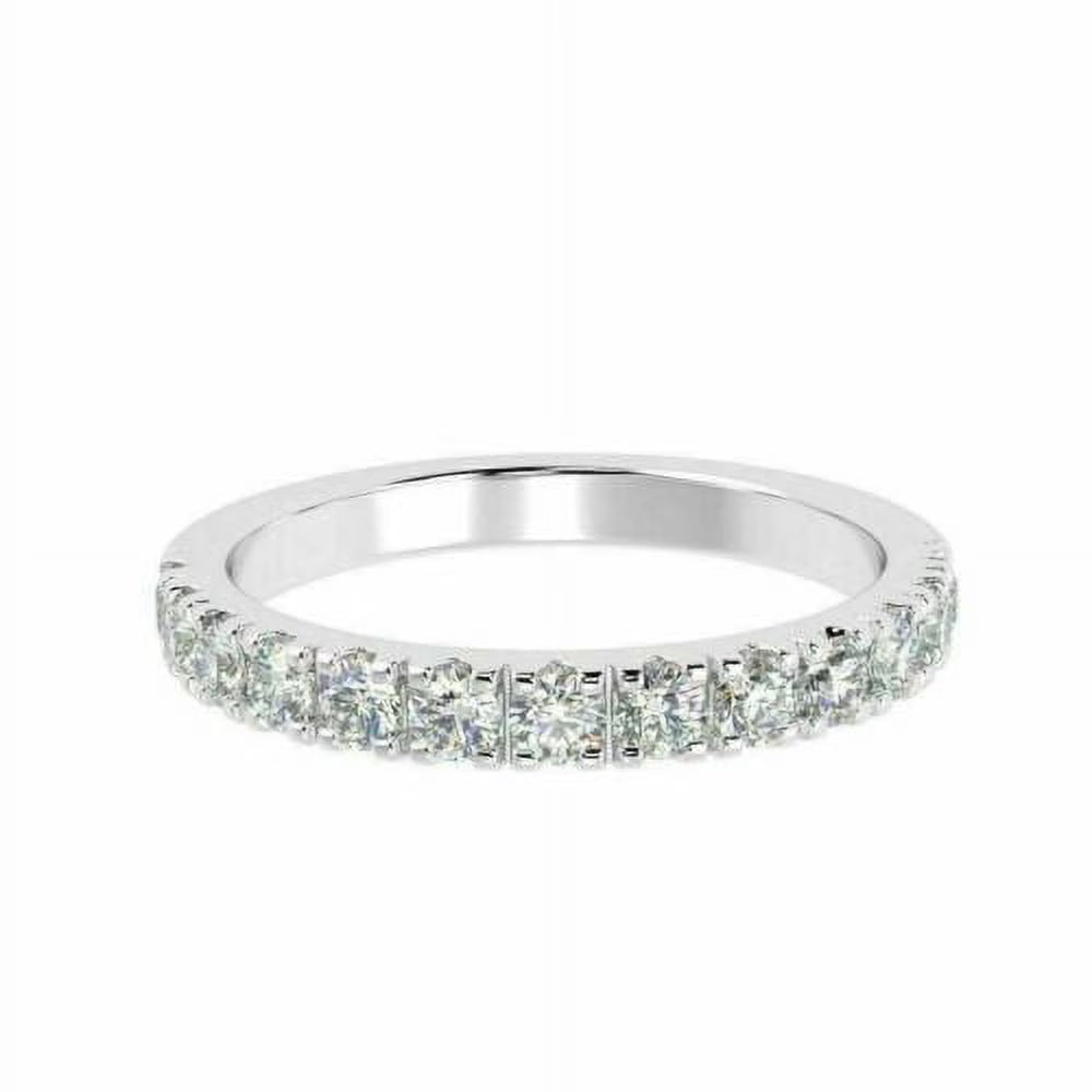 18 K White Gold Half Eternity Diamond Ring J8765