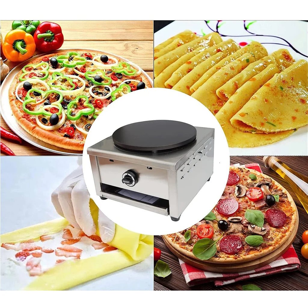Single Plate Pancake Maker LP Gas Crepes Maker P6555