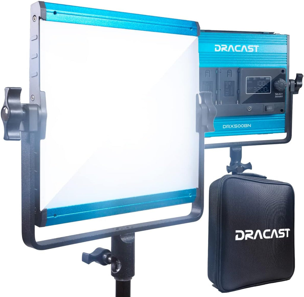 Daylight 5600K LED Video Light Panel, Dimmable 0-100%, CRI & TLCI 96+ B1338