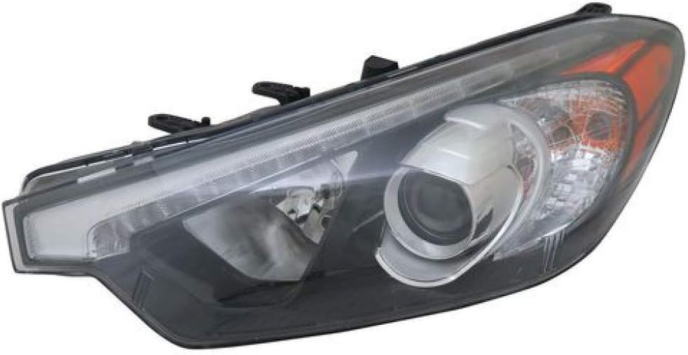 Driver Side Halogen Headlight with LED Position A10867
