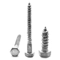 Hex Lag Screw Low Carbon Steel Hot Dip Galvanized B76836