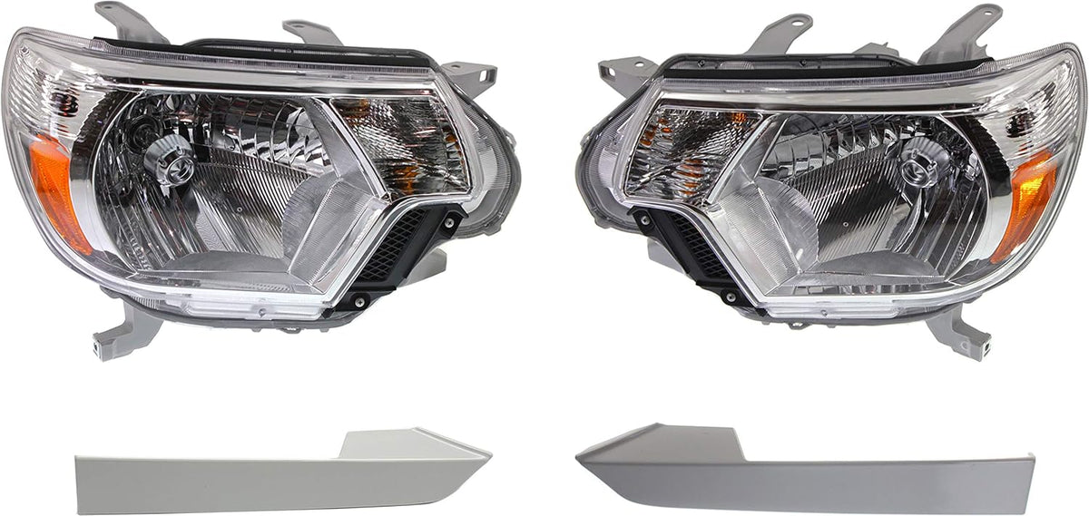 Passenger and Driver Side Halogen Headlight Set G1133