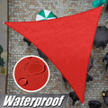 Red Triangle Waterproof Sun Shade Sail Canopy U408