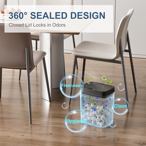 2.7 Gal Automatic Touchless Plastic Trash Can with Lid C783