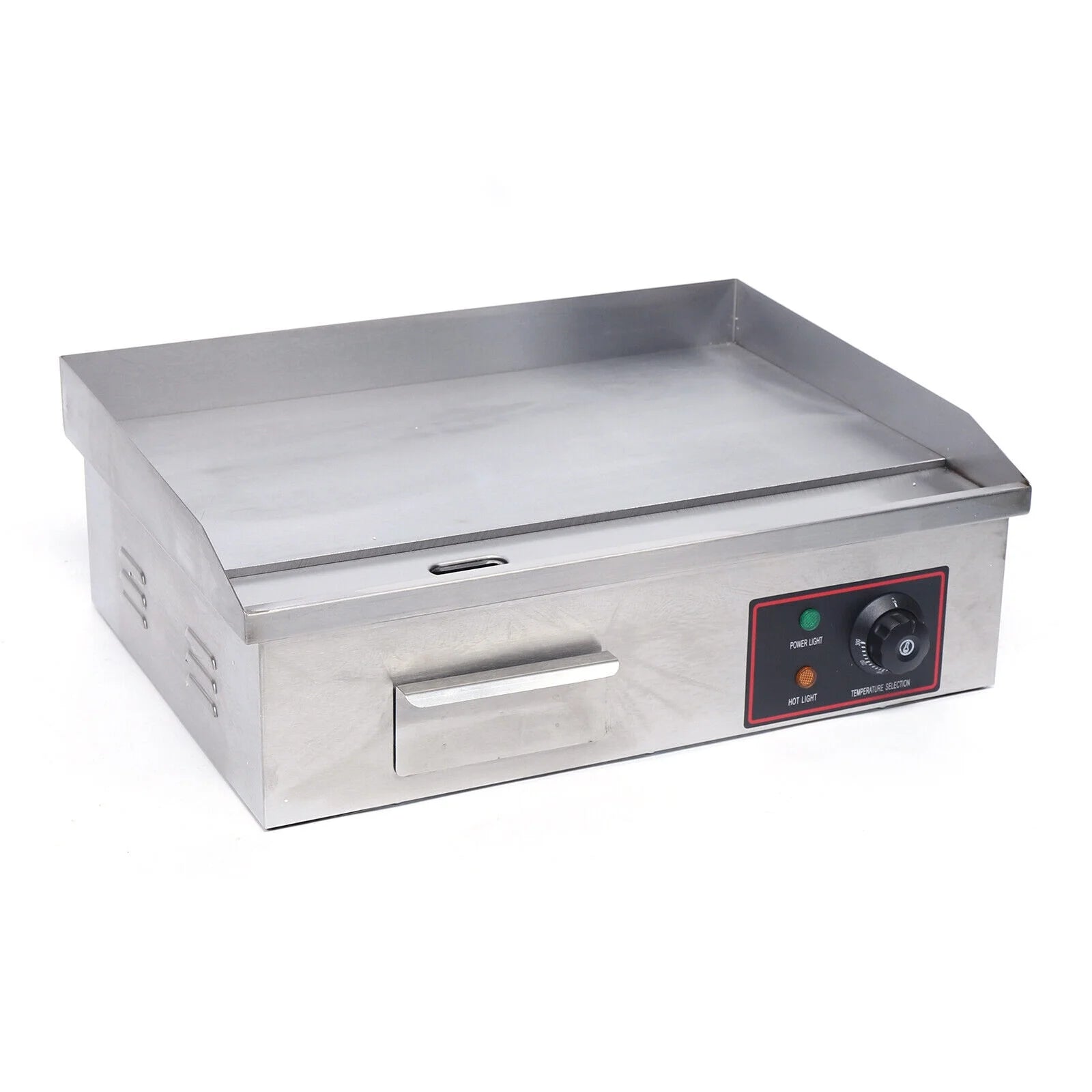 3000W 22'' Commercial Electric Griddle Flat Top Grill Stove Stainless Steel E5146