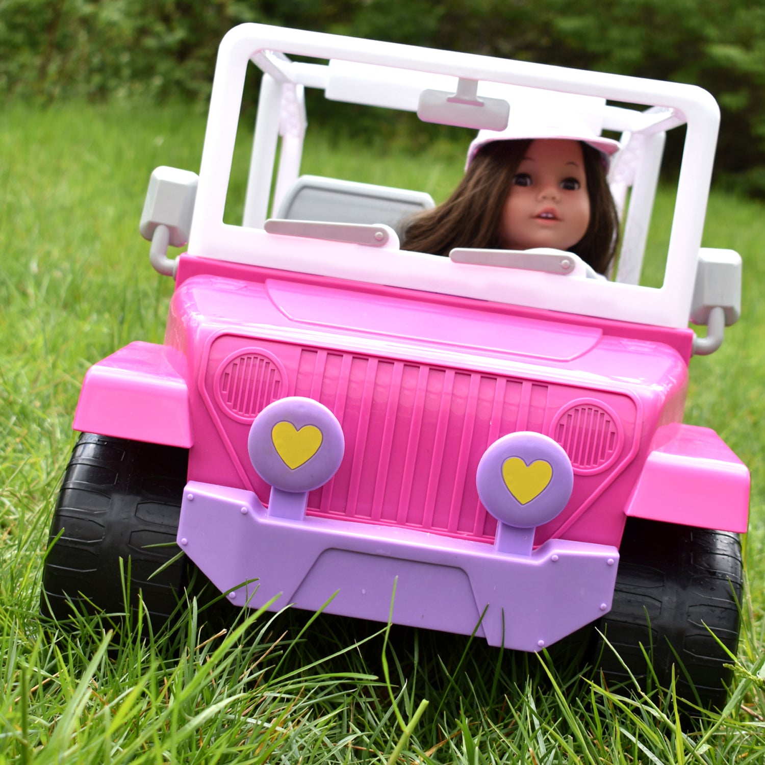 4 x 4 Hot Pink Beach Cruiser Truck for 18" Dolls Y51404