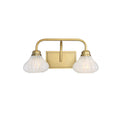 2 Light Warm Brass Bath P80966