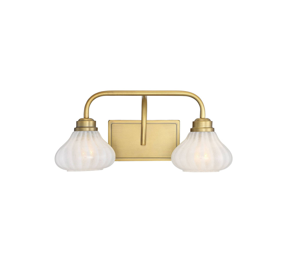 2 Light Warm Brass Bath P80966