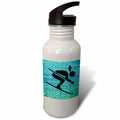 Blue Hues 21 oz Sports Water Bottle M689