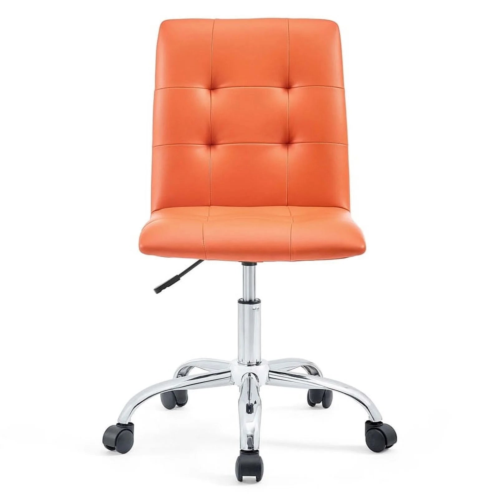 Orange Faux Leather Swivel Office Chair S629962