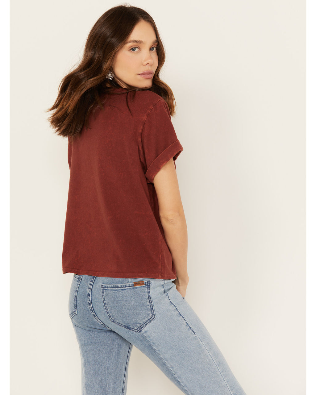 Rust Copper Short Sleeve Graphic Tee R826519