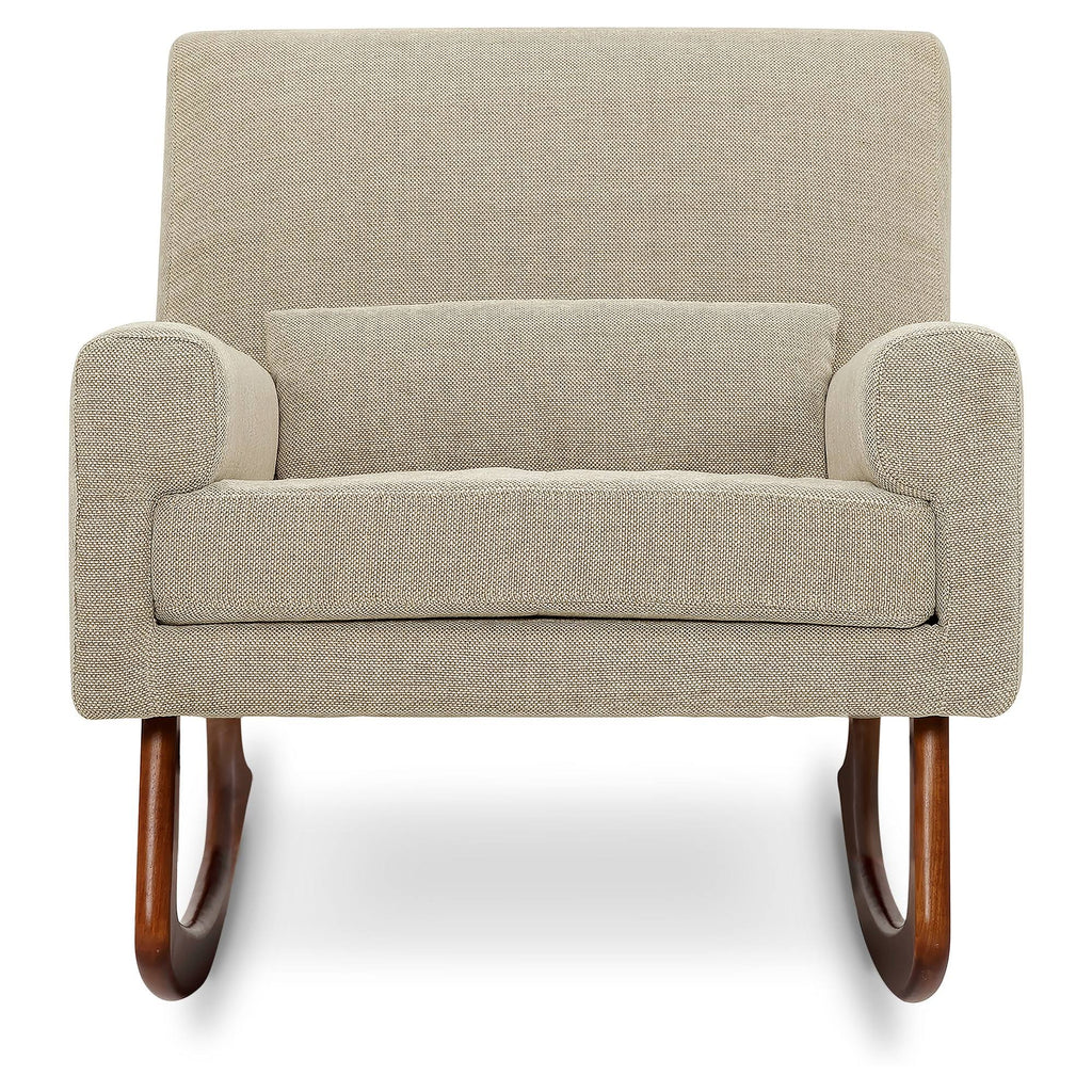 Beige/Walnut Rocker Y668681