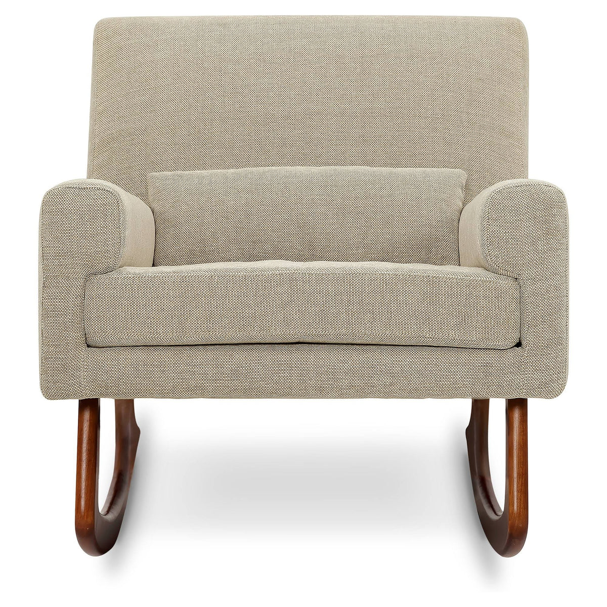Beige/Walnut Rocker Y668681