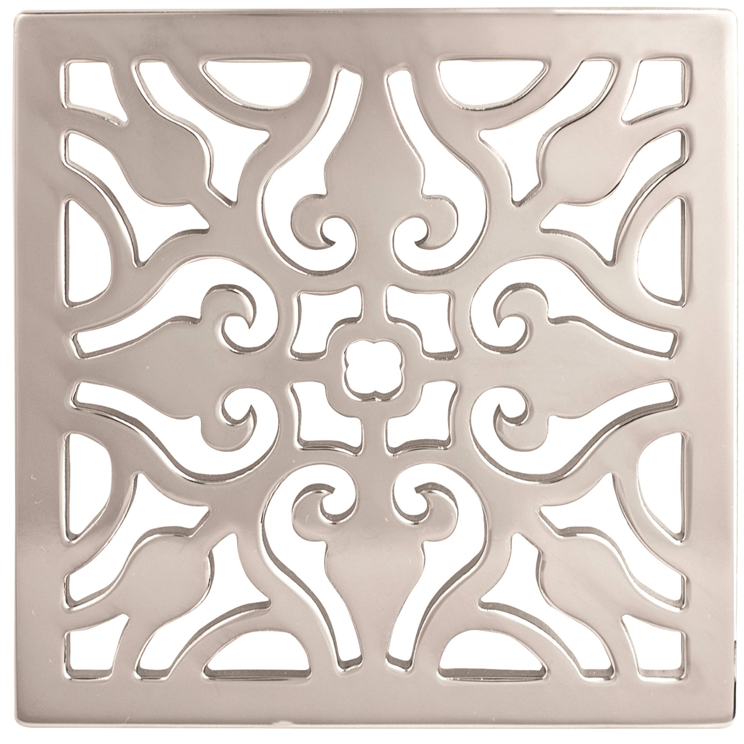 Polished Nickel Square Shower Drain E39351