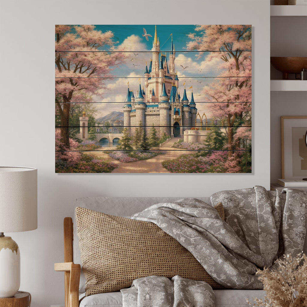 Natural Pine Wood Florida Print P3733