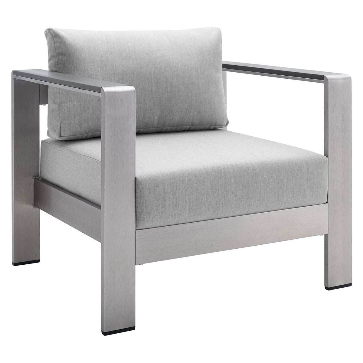 8 Piece Outdoor Patio Sectional Sofa Set in Silver Gray H95155