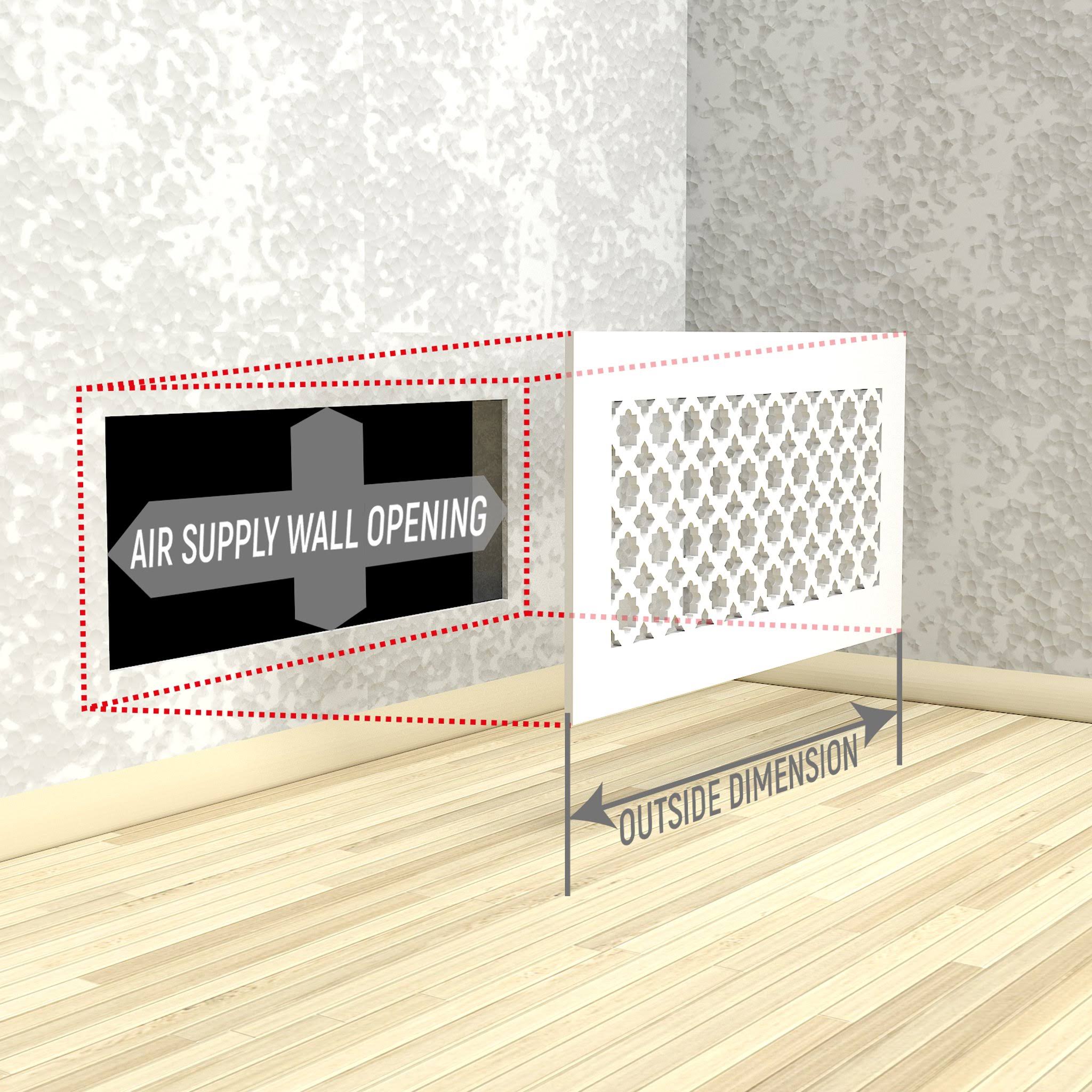 Air Vent Grille 18x22 Standard Silicone U572802