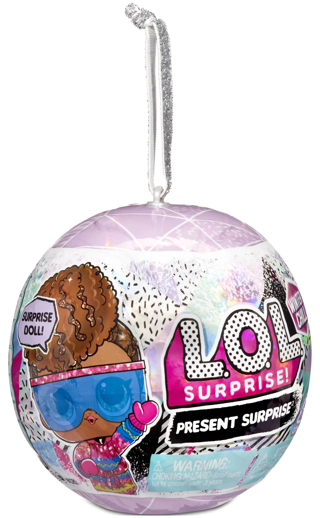 LOL Surprise Winter Chill Dolls With 8 Surprises Including Collectible Doll, Fashions, Doll Accessories, Holiday Ornament Reusable Packaging D82803