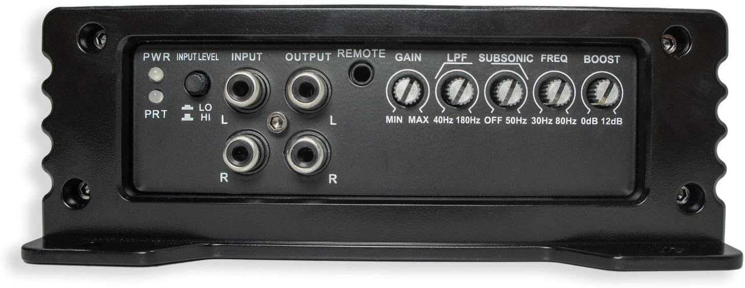 Subwoofer Single 12 Sub Box Bundle with Amp X4027