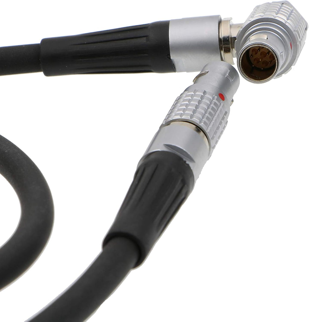 7 Pin to 7 Pin Male Motor Connection Cable Right Angle to Straight 60CM Pack of 2 C954