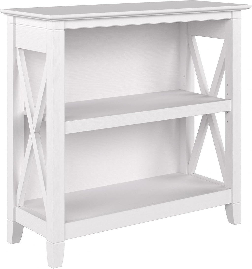 Pure White Oak 2 Shelf Bookcase M166