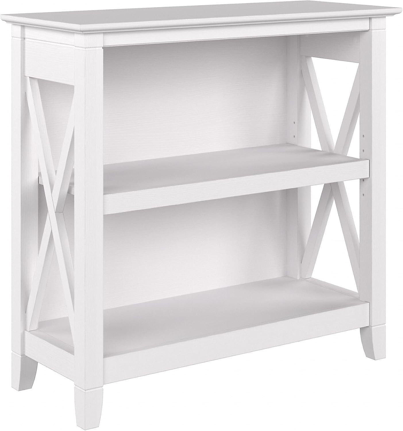 Pure White Oak 2 Shelf Bookcase M166