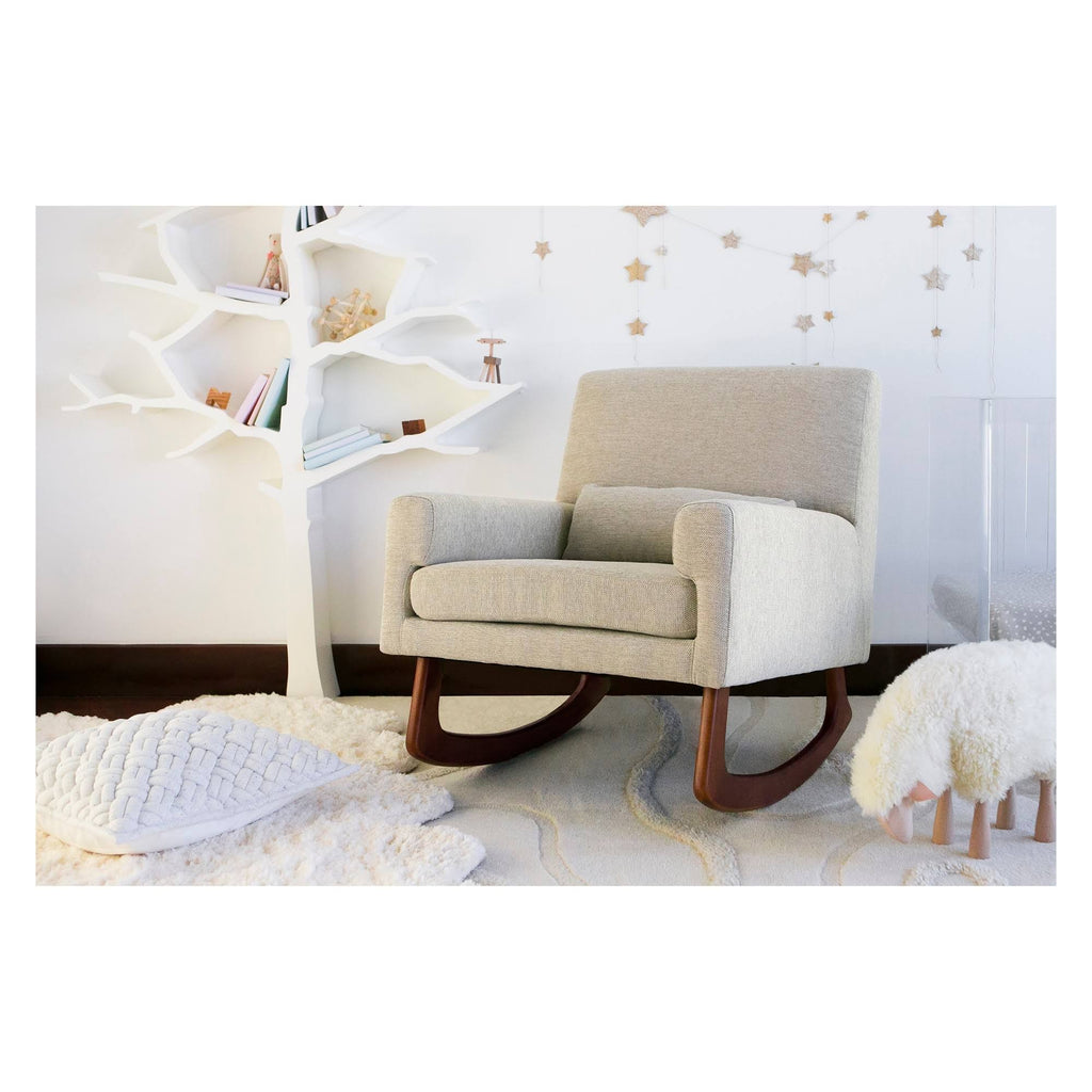 Beige/Walnut Rocker Y668681