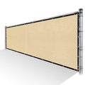 Beige Privacy Fence Screen Mesh with Reinforced Grommets G166918