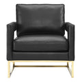 Black Leather Chair Q23960