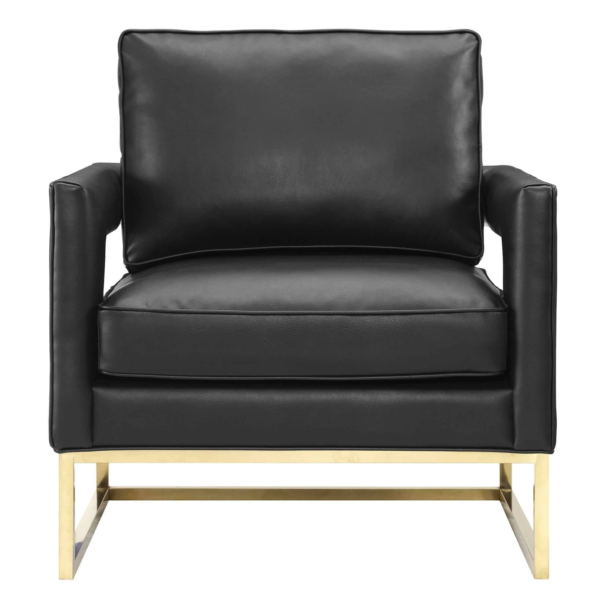 Black Leather Chair Q23960