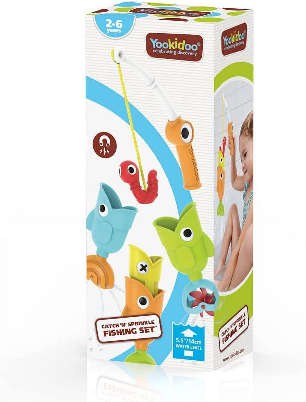 4 Piece Baby Bath Fishing Pole Toy Set M339