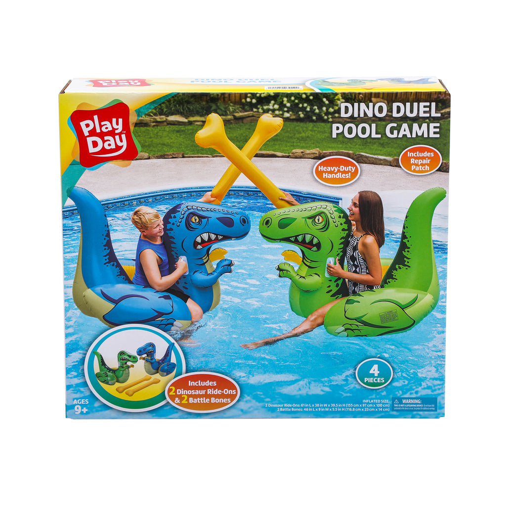 Inflatable Dino Pool Game, Green B148388