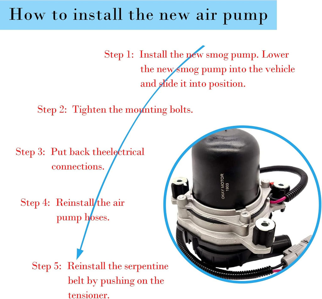 Secondary Air Injection Pump Pack of 2 S7044