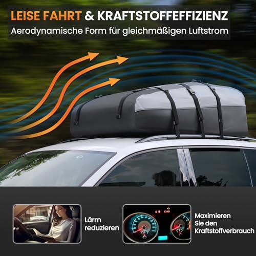 20 Cubic Waterproof Car Roof Bag with Strap V853654