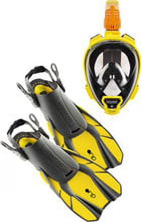 Yellow S/M Mask and Fins Travel Set G57699