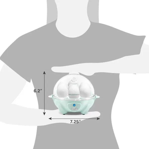 7 Egg Capacity Electric Egg Cooker with Auto Shut-Off F508