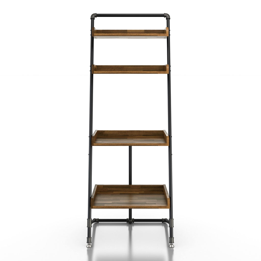 Rustic 4-Shelf Ladder Display Shelf T73591