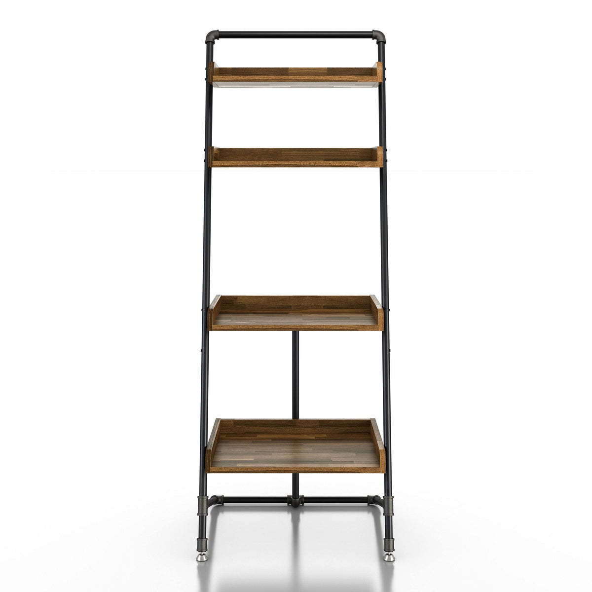 Rustic 4-Shelf Ladder Display Shelf T73591