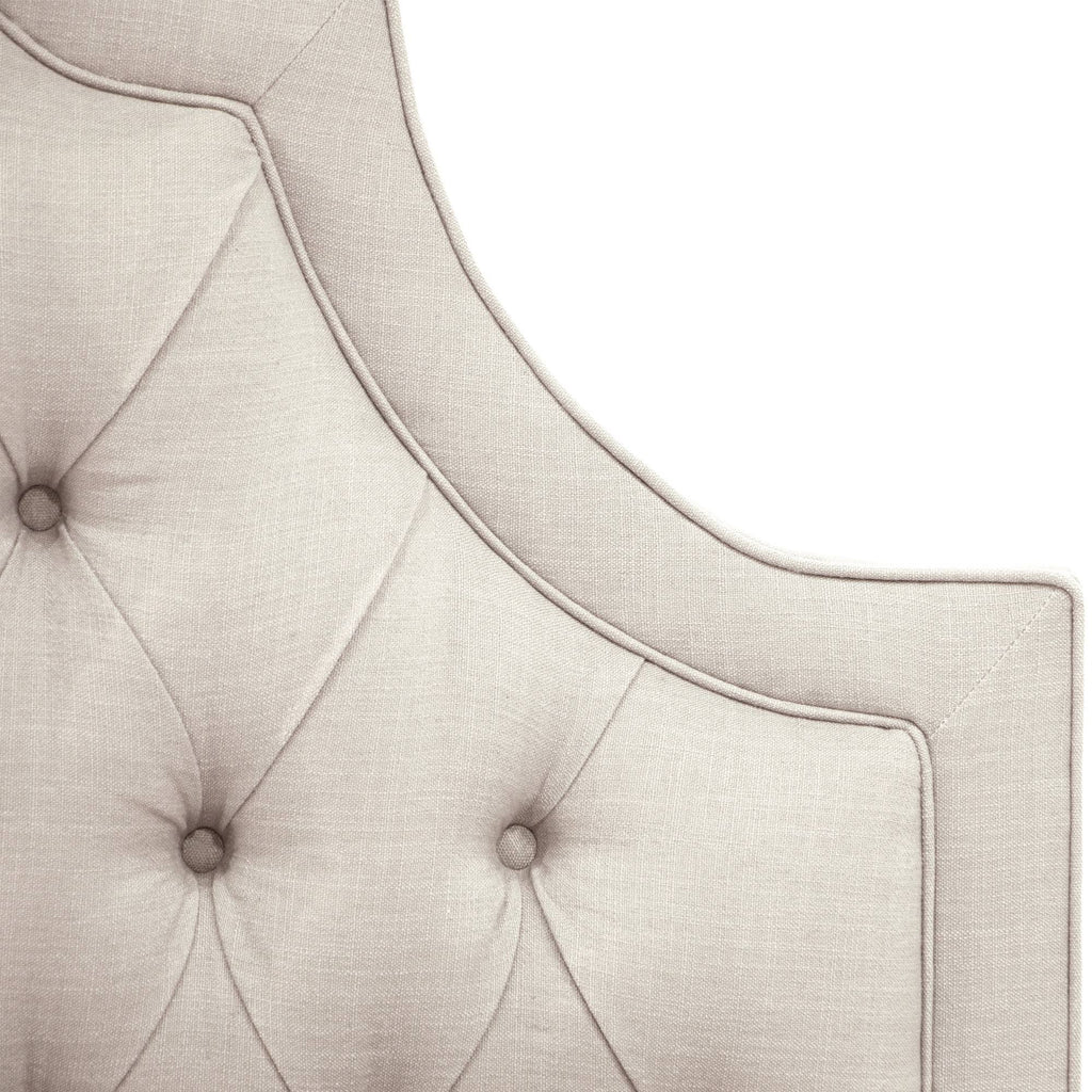Twin Linen Tufted Headboard X98760