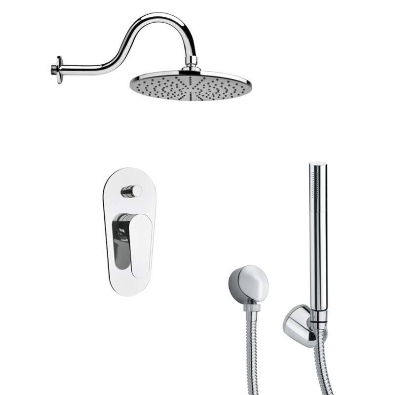 Chrome Round Shower System L361110