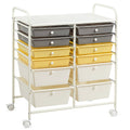 12 Drawer Rolling Storage Cart Organizer K956604