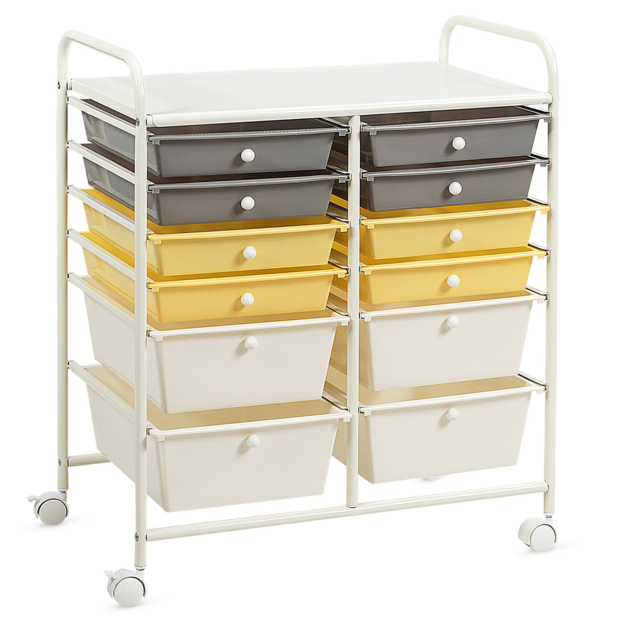 12 Drawer Rolling Storage Cart Organizer K956604