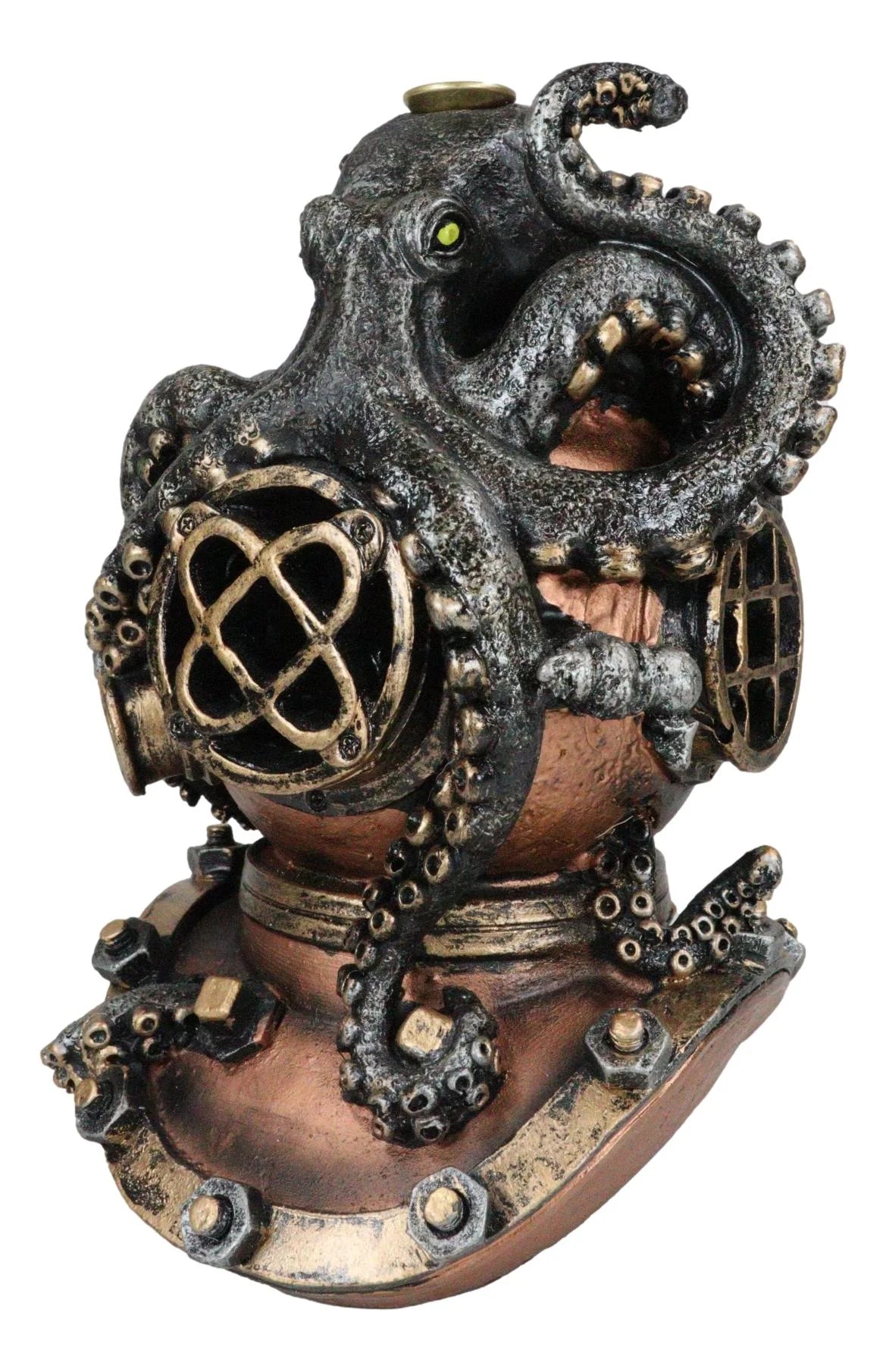 Steampunk Divers Helmet Incense Cone Burner Y68688