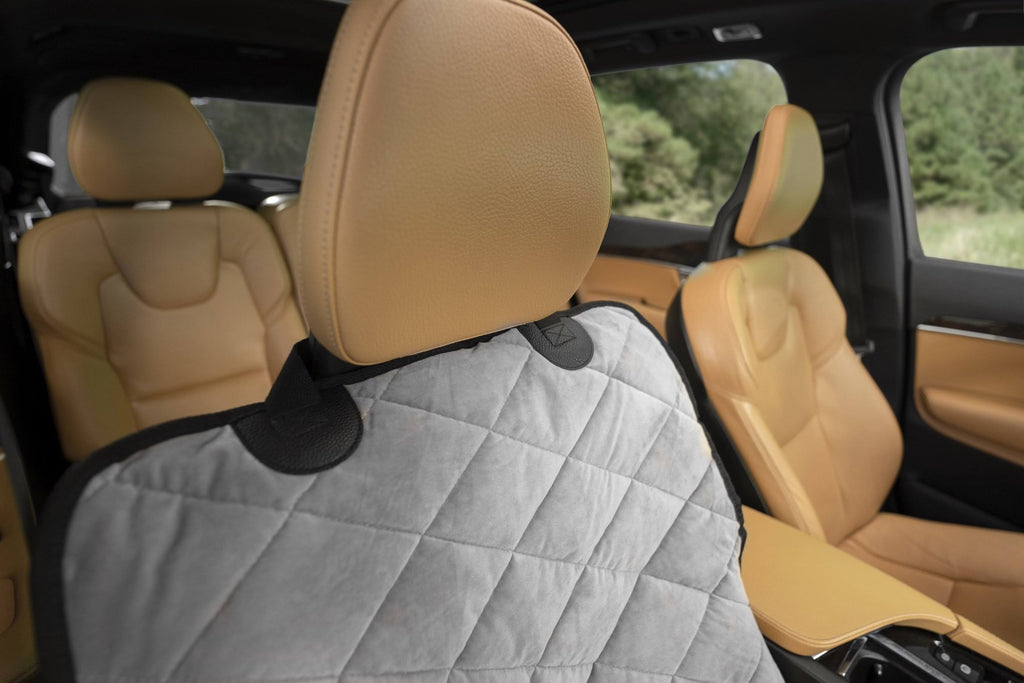 Charcoal Velvet Bucket Front Seat Cover A7459