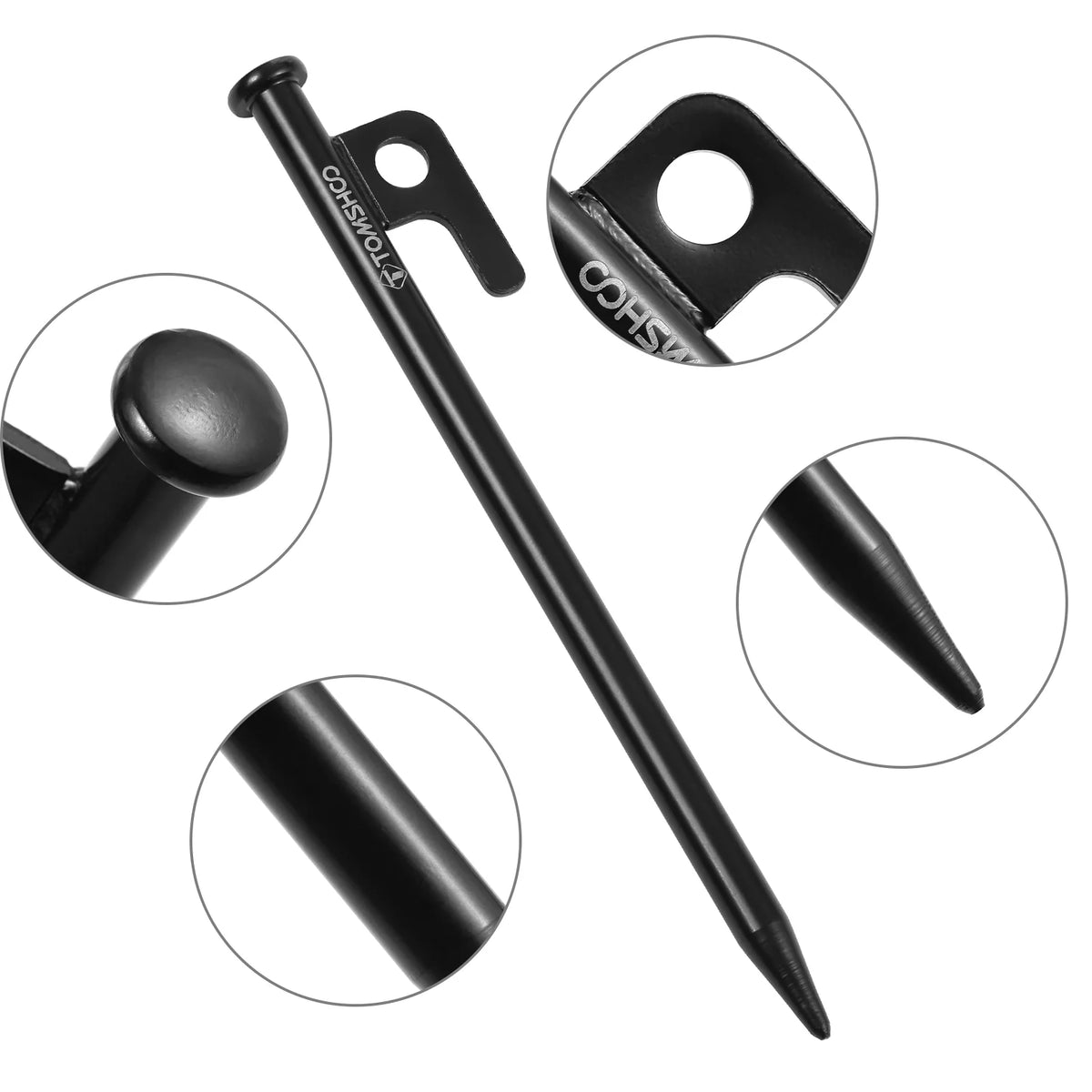 Heavy Duty Steel Tent Pegs 6PCS L630011
