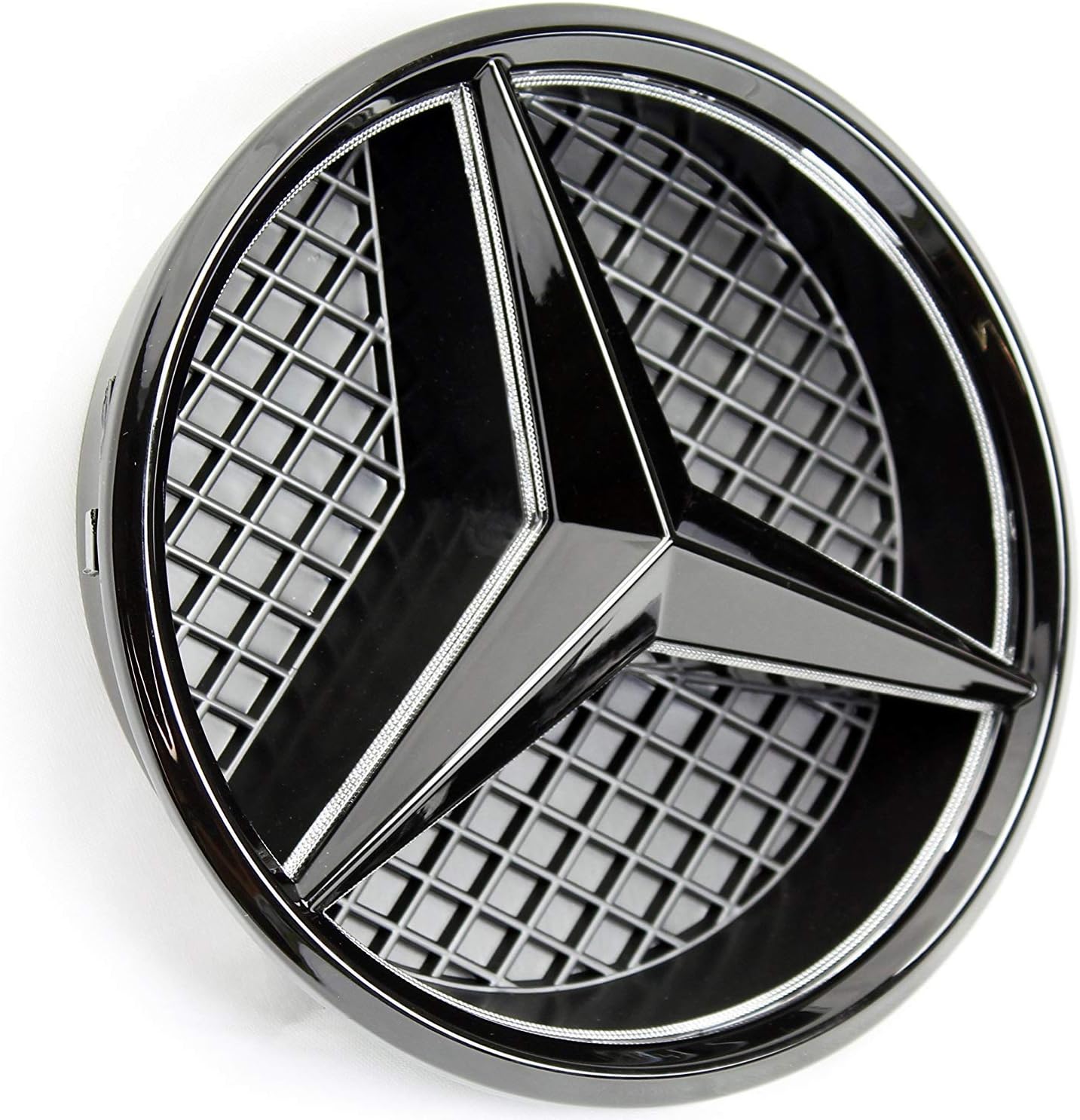 Matte Black LED Hood Star Emblem Pack of 2 Q5994