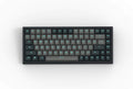 Graphite Blue 84-Key Wireless Mechanical Keyboard with RGB PBT Keycaps T38312