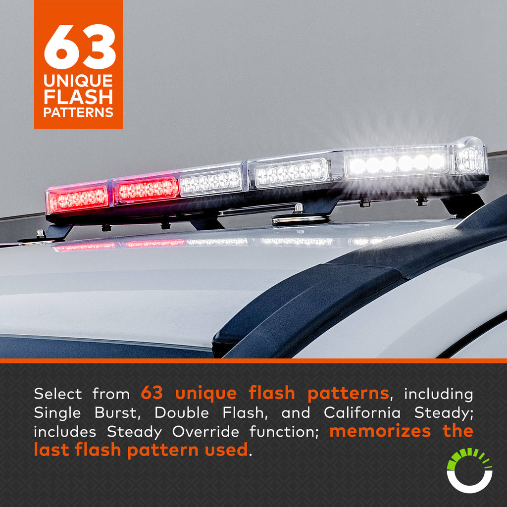 Green 80W LED Emergency Strobe Light Bar O46646